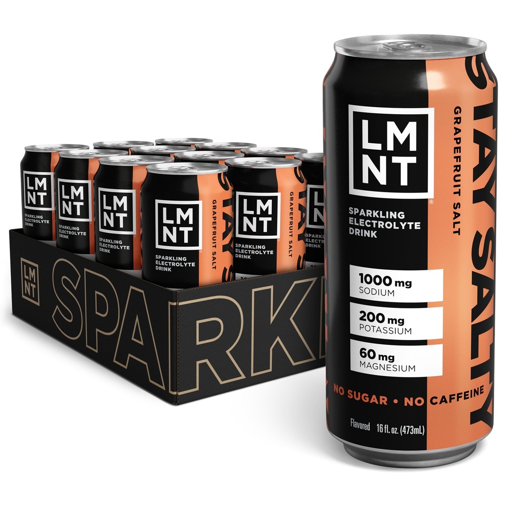 Drink LMNT Sparkling Electrolyte Drink - Grejpfrut Sól 124- Count