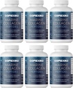 CORREXIKO Marine Colagen Supplement Pills - 1800mg Zhydrolizowane Peptydy Kolagenowe na serwowanie z dodatkiem kwasu hialuronowego, witaminy C i minerałów - dla włosów, skóry i paznokci - 720 Kapsułki 6 Miesiąca Dostawy