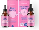 JoySpring Cynk z witaminą C suplement płynny immunologiczne wsparcie dla dzieci, 1 fl oz