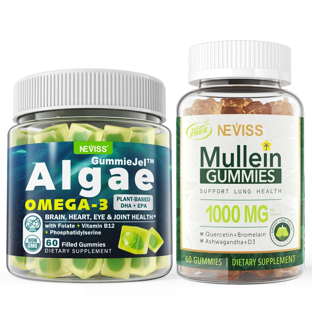 Wegańskie gumki Omega 3 1000mg + gumki wielowarstwowe