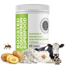 Warstwy jelitowe wzmocnione Colostrum Superfood Suplement diety: Grass- Fed New Zealand Bovine Colostrum, Gold Kiwifruit, Manuka Miód, do trawienia, System immunologiczny i Gut Health (150 Grams)
