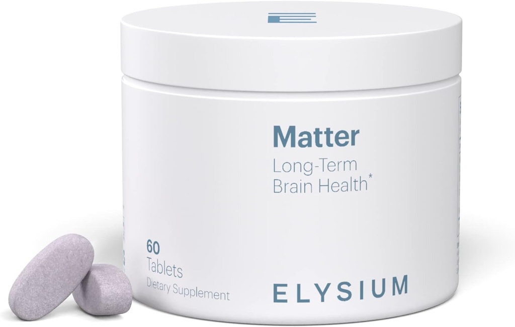 ELYSIUM materia - 30 Służenia - Suplement do Mózgu dla Pamięci i Focus Omega 3 Suplement + DHA - Witaminy do wspierania zdrowia i pamięci mózgu