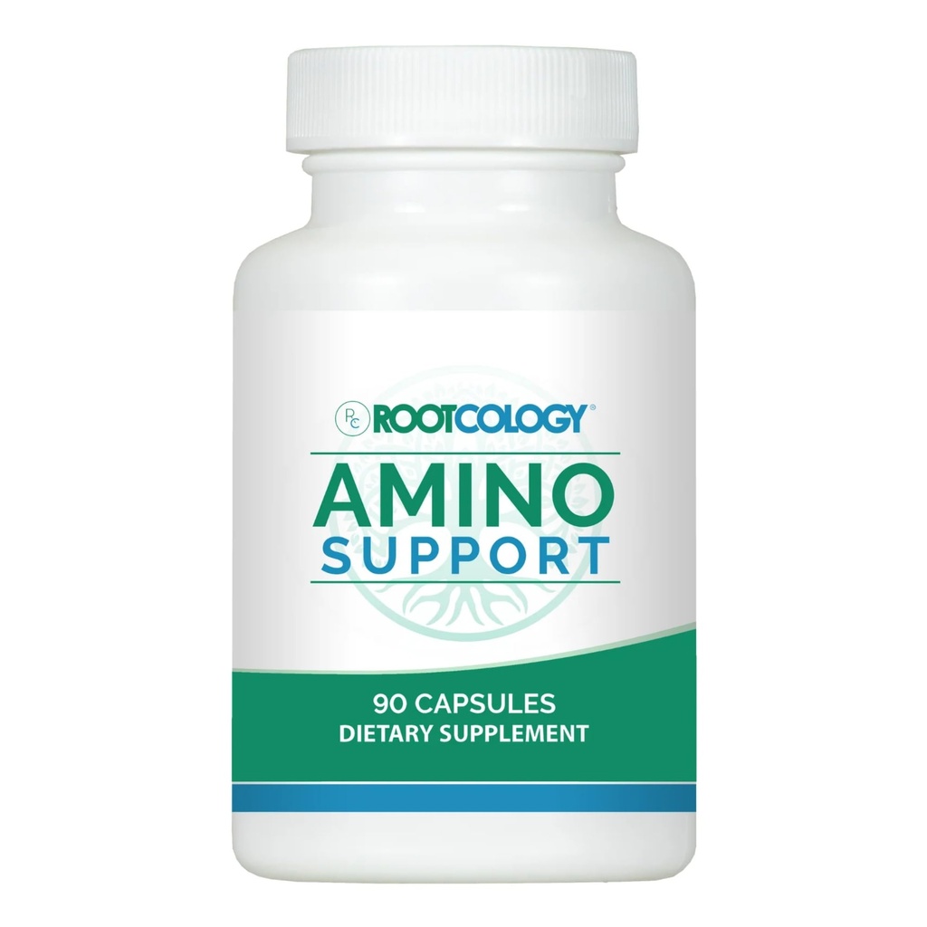 Rootcology by Dr. Izabella Wentz between 124; Amino Support between 124; Amino Acid Complex Capsules with L- Glutamine, Glycine & MSM Between 124; 90 Capsules
