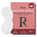 Rael Herbal Heating Patches - Ultra Thin Design, Large Size for Extra Coverage, All Skin Types (8 Count)