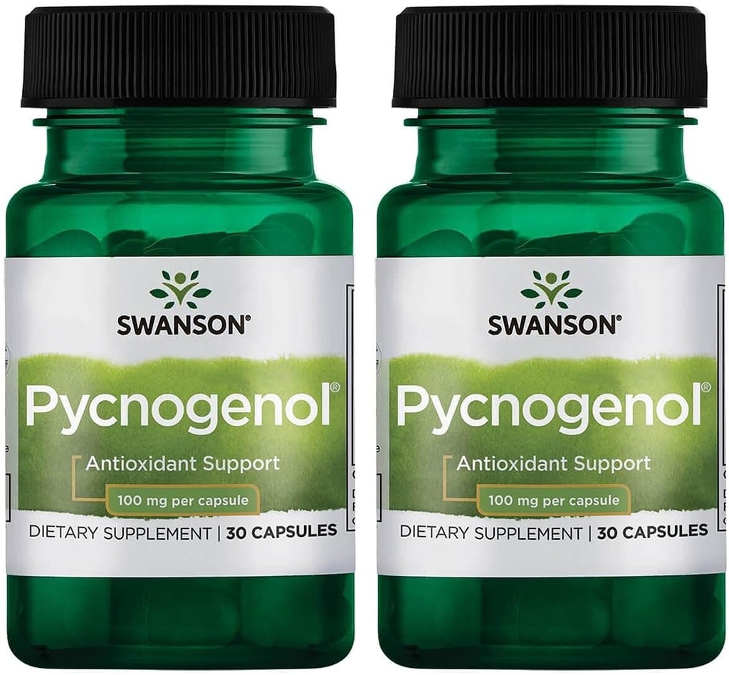 Swanson Ultra Pycnogenol 100 miligramów 30 kapsułek 2 opakowania