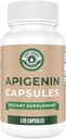 Lewe Wybrzeże Wydajność Apigenin Suplement 50mg Kapsułki - 4 Miesiąc Dostawy - Mocny Flavonoid dla Ulepszony sen, Relaks i Stres