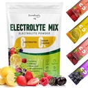 GREENHUS Electrolytes Powder No Sugar - Sugar Free Hydration Electrolyte Pakiety - Fruit Flavors Electrolyte Drink Mix - 8 Electrolytes 5 Witaminy i minerały Wegan Non-GMO 16 Sticks