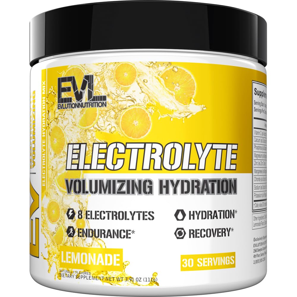 Ultimate Electrolytes Powder Hydration Drink - Szybkie uzupełnianie Napoje w proszku z 8 Kluczowe elektrolity i przeciwutleniacze - Wegan gluten wolny Keto Friendly Blend (Lemonade)