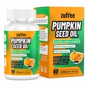 Pumpkin Seed Oil with Saw Palmetto Softgels, 1000mg Per Serving, 60 Softgels | Cold-Pressed | Rich in Essential Fatty Acids & Phytosterols | Supports Prostate, Urinary, Bladder & Hair Health | Non-GMO
