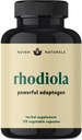 Rhodiola Rosea 600 mg Assistance 124; 60 Służb Assistance 124; Ultra Pothent Rhodiola Supplement z 3% Salidrozydem i 1% Rosavins for Stress Support, Mood Support & Energy - Adaptogens for Calm & Focus - Gluten Free & Non-GMO