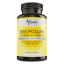 Pure By Nature Bee Pollen Suplement z Propolis & Royal galaretka dla immunologicznego wsparcia, Właściwości przeciwutleniacze, 120 Kapsułki wegetariańskie Non-GMO