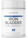 Juvenon Żelazny Bladder - Suplement ziołowy do zdrowej funkcji pęcherza - Wsparcie dla nietrzymania moczu z dyni Seed Extract, Ekstrakt Soy Germ, Saw Palmetto