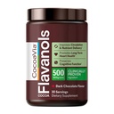 CocoaVia Cardio Health Proszek kakaowy, 30 Służenia, 500mg Flavanoli kakaowych, Wsparcie zdrowia serca, Boost tlenku azotu, Poprawa cyrkulacji, Energia, Wstępny trening, Wegan, Ciemna czekolada Cacao