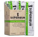 Superior Electrolyte Powder Pakiety - Wegan Electrolyte Hydration Proszek w / Minerały morskie - Keto Friendly, Nie-GMO, Zero Sugar Electrolyte Suplement - Zdrowe Sports Drink -Lime Blueberry (14 Pakiety)
