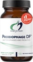 Designs for Health Probiophage DF - Bacteriophage Prebiotic + Probiotic Supplement - Probiotics for Destination + Immune Support - Dairy Free Pre and Pro Biotics in Delayed Release Capsules (120 Count)