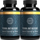 Pierwotne zbiory 2 Pack, Przywracanie do zdrowia Gut, Pierwotne Przywracanie Gut w / POSTbiotyki, Prebiotyki i PRObiotyki dla kobiet i mężczyzn, 60 CT - Trawienie, Colon Cleanse, Pomaga Leaky Gut Naprawa