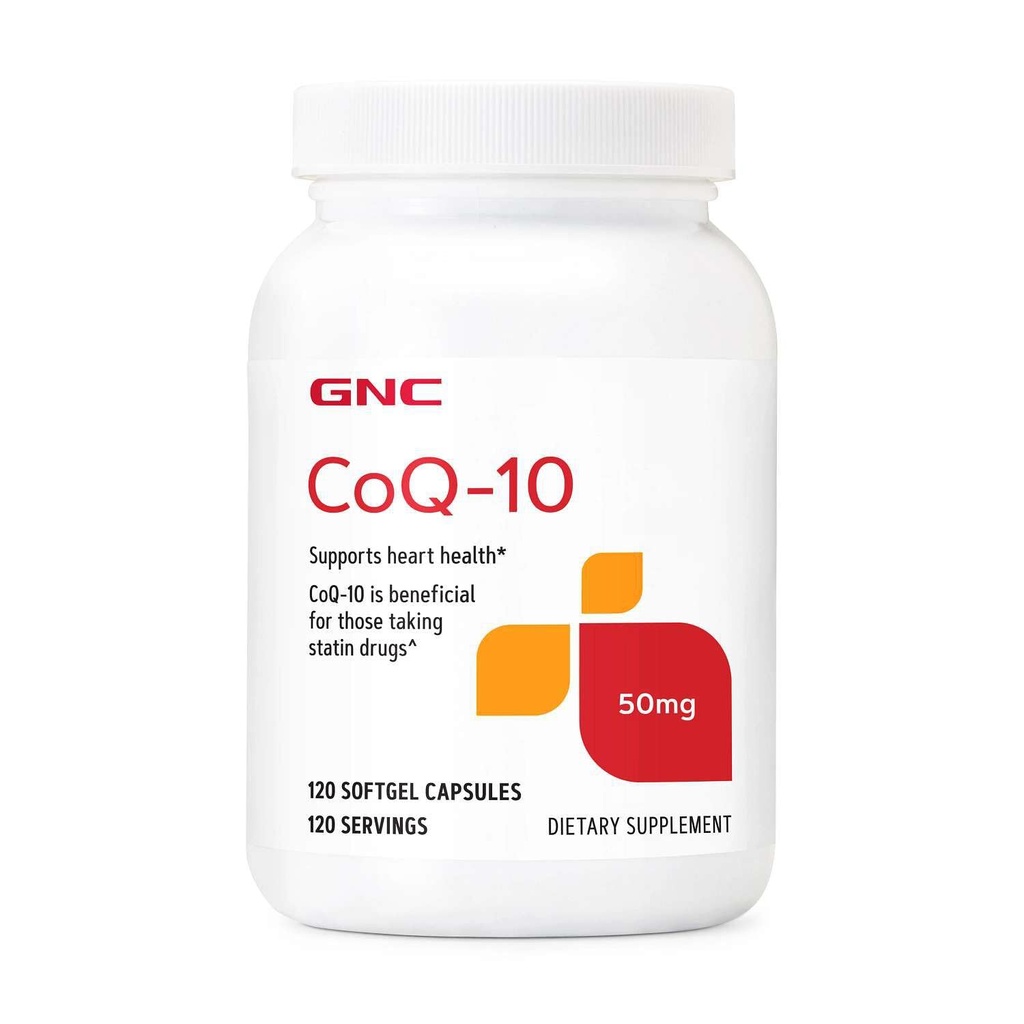 GNC CoQ- 10 50 mg, wspiera zdrowie serca, 120