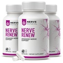 NERVE RENEW Advanced Nerve Support - 300mg stabilizowany R- Alpha kwasu lipoinowego, kompleks witaminy B, Benfotiamina, Zioła do szybkiego działania wsparcia