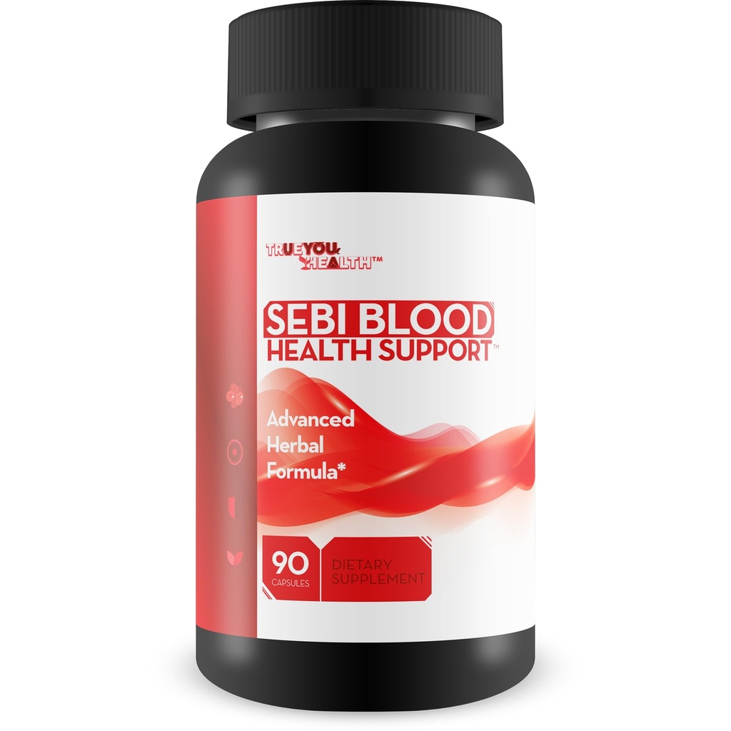 Sebi Blood Health Support - Suplement do krwi - Bilans krwi Wzmacniacz formuła - Inspirowany przez dr Sebi Blood Health - Pomoc poprawić przepływ krwi i zmniejszyć stres oksydacyjny oczywiście