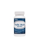 GNC Kwas foliowy 800mcg do 124; Wspiera zdrowy rozwój płodu do 124; Wymagany do właściwej czerwonej krwi formacji 124; Wegetariańska formuła do 124; 100 Liczba