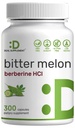 Bitter Melon z suplementem berberyjskim 15,000mg Per Serving, 300 Kapsułki Description 124; 15: 1 Dziki Gorzki Melon Fruit Extract & Berberine HCL Description 124; Strona trzecia Tested Description 124; Roślina na bazie, Non-GMO