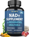 StrongVit NAD Resveratrol for Women & Men, Cellular Health, Energy, 60 Caps