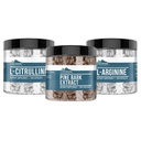 Earthborn Elements Pine Bark, L- Arginina, & L- Citruline Capsule Bundle, 200 Kapsułki Każdy, Czysty i Nierozcieńczony, Brak dodatków