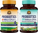 Vitalitown Probiotic Bundle (Pack of 2) XI124; Probiotics 60 Billion CFU (Item 1) & Probiotics 120 Billion CFU (Item 2) XI124; Shelf Stable XI124; Digestive & Immune Health XI124; 30 Day Supply Each