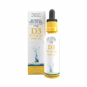 Pochowany Treasure Witamina D3 & K2 Dropy - 5000 j.m. D3 ze 100 µg K2 dla kości, Serca i wsparcia immunologicznego, Cukier wolny, 2 fl oz