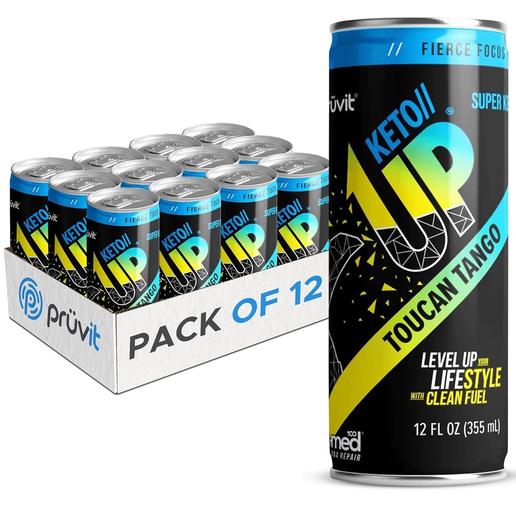 Toucan Tango Keto / / Up ® Drink - Readyto- Drink Ketones for Focus for Men and Women - 12 Pack