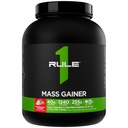 Zasada 1 Mass Gainer - Wysoka Calorie Weight Gain Formuła z 1,220 + Calories, 250g + Complex Carb Blend, 40g All- Whey Protein Per Serving (8 Służenia, Truskawki i Crème)
