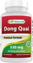 Najlepsi naturalni Dong Quai 530 mg 180 kapsułek