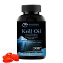 Olejek kryla antarktycznego 1000mg Softgels z astaksantyną - Omega-3 EPA & DHA Suplement do serca, mózgu i wspólnego zdrowia w formie fosfolipidów - 60 Vanilla- Flavored Softgels