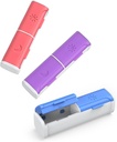 Pill Organizator 2 razy dziennie, (3 Pack) Małe Pill Box, Am Pm Daily Pill Organizator, Moisture Proof Travel Pill Case for Pocket Purse, Portable Medicine Box do przechowywania witaminy, Olej rybny, Suplement