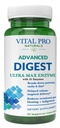 Vital Pro Naturals - Advanced Digest Natural Digestive Enzym Supports Podział białek, tłuszczu i węglowodanów i zmniejsza sporadyczne gazu, wzdęcia i niestrawności 90 Kapsułki