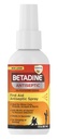 Betadine Antiseptic First Aid Spray, Povidone- jodyna 5%, Ochrona przed zakażeniem, Zarazki zabija w drobnych rozdrabniaczy i oparzeń, Bez żądła obietnica, Brak alkoholu lub nadtlenku wodoru, 3 FL OZ