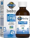 Ogród życia Baby DHA Drops, 600mg Omega 3 DHA Vegan for Baby 's Brain & Eyes from Vegetarian Friendly Plant Based Sources (No Fish Oil) for Babies & Toddlers, 37,5 ml (1.26 fl oz) Liquid
