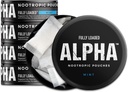W pełni załadowane Pouches Alpha Nootropic (Mint) - 5 Puszek - 15 Pouches per can - Skuteczna Dostawa Nootropiczna, Wymiana Pouch Nic - Szybsza absorpcja, Alpha GPC, L- Tyrosine, GABA