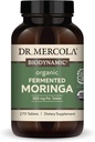 Dr Mercola - Biodynamiczny organiczny fermentowany suplement diety Moringa, 270 Servings (270 tabletek)