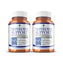 1 Body Tyroid Supplement Supplement, 90- Day Supply, 2 Pack with B12, jod, cynk, selen, Ashwagandha, Non-GMO Vegetarian Formula