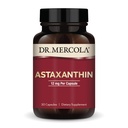 Dr Mercola Organic Astaksantyna - 12 mg Astaksantyna - Potężne przeciwutleniacze - Organiczny ekstrakt mikroalg - Non-GMO, Gluten- Free & Soy- 30 Kapsułki (30 Servings)