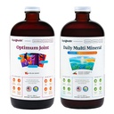 LIQUIDHEALTH Optimum Joint Glucozamina Chondroitin Supplement & Codzienne multi Mineral Multitivitamin Bundle for Men & Women - Sea Trace Minerals, Bone & Joint Health, Immune Support - Made in USA, Non-GMO