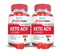 Laboratoria z uzasadnieniem (2 opakowania Keto Rush Keto ACCV Gummies Advanced Formula 1000MG Proszek B12 Vegan Non GMO 120 Gummys