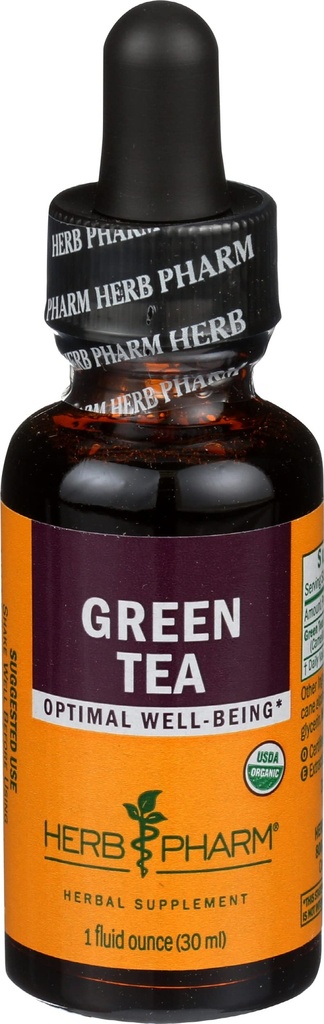 Herb Pharm Certified Organic Green Tea Liquid Extract - 1 unce