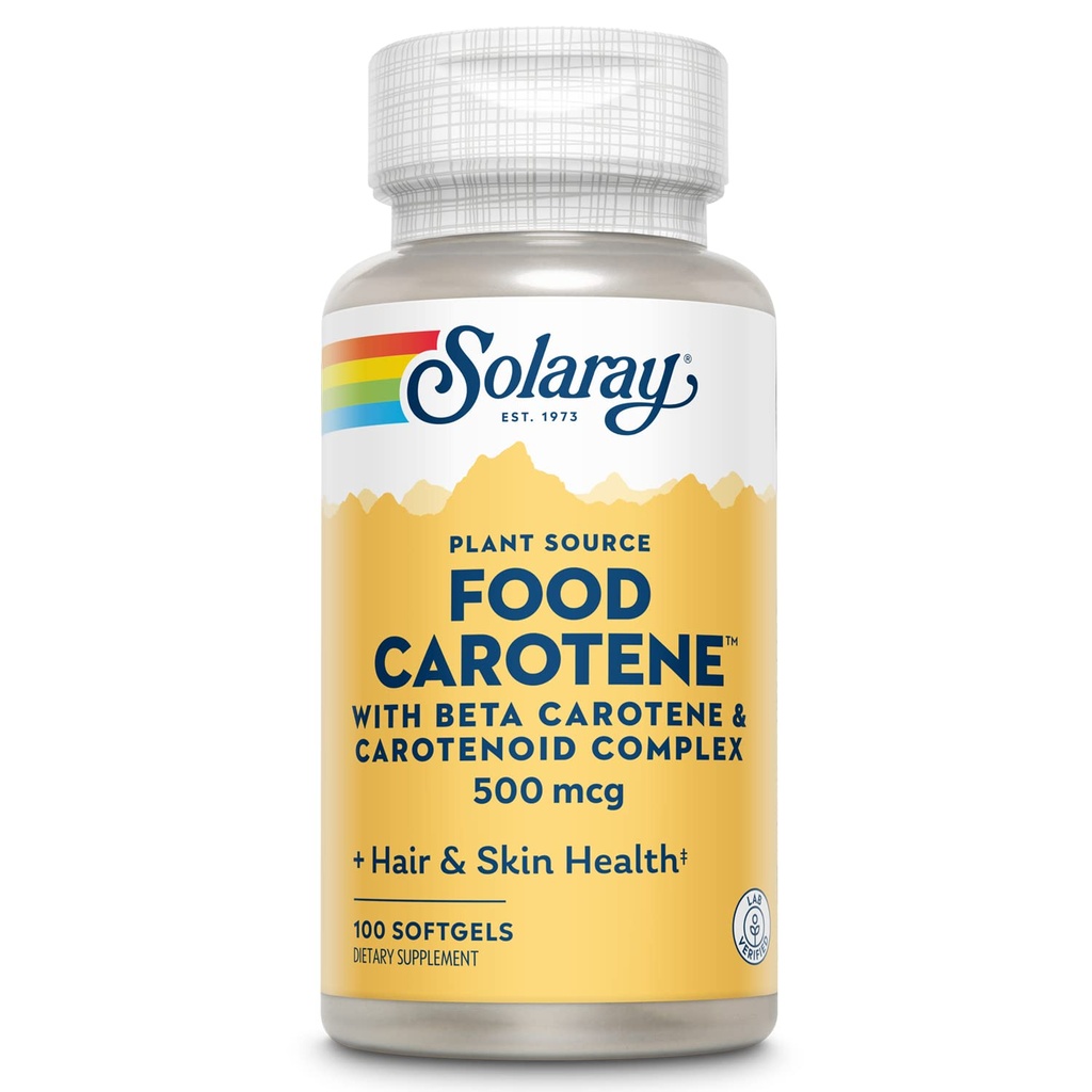 SOLARAY Food Caroten, Witamina A 10000 j. m.