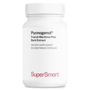 Supersmart - Pycnogenol 200mg na dzień (Opatentowany & Wysoko Biodostępny) - Ekstrakt French Maritime Pine Bark Baseball 124; Non- GMO & Gluten Free - 60 Kapsułki wegetariańskie