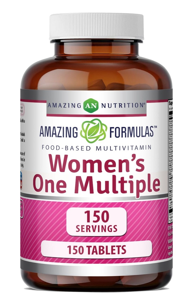 Amazing Supplement of Women 's One Multivitamin Supplement Amend124; Food Based Amend124; 150 Tablets Amend124; Perfect Blend of Vitamin, Minerals & Probiotics Amend124; Non-GMO Amend124; Gluten- Free Amend124; Made in USA