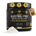 HRDWRK - Electrolytes Powder Keto Hydration Sugar Free with Magnezu, Potasu i Sodu - 100 Służenie 124; Wzmocnienie Endurance i zmniejszyć zmęczenie z tego suplementu elektrolitów - Maksymalne nawodnienie