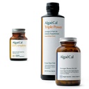 ALGAECAL Bundle - D3 (1000 j. m.) + K2, Witamina E, Witamina A (1000 j. m.) i Wapń bazujący na plancie na podtrzymanie kości & Omega 3 z 1200mg EPA DHA