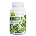 5- HTP Suplement 200mg, Wspiera zdrowy sen i nastroje z wapnia - Non-GMO, Gluten- Free - 90 Kapsułki